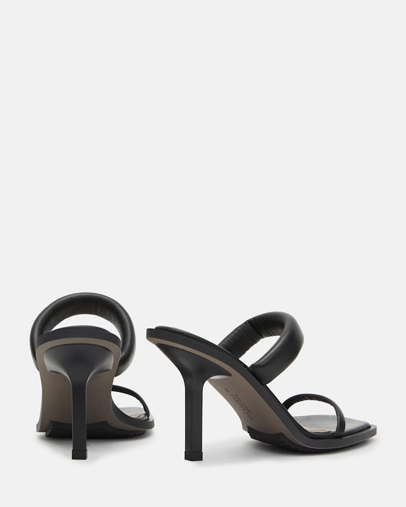 Ava Leather Heeled Sandals