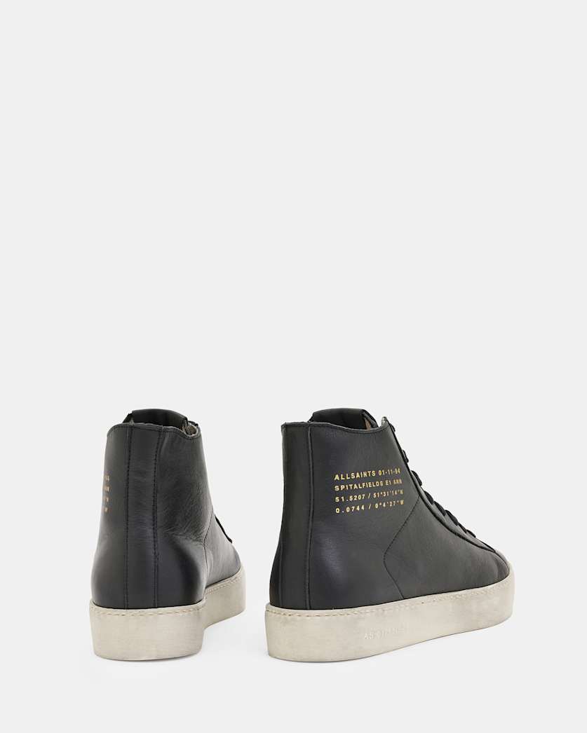 Tana Leather High Top Trainers