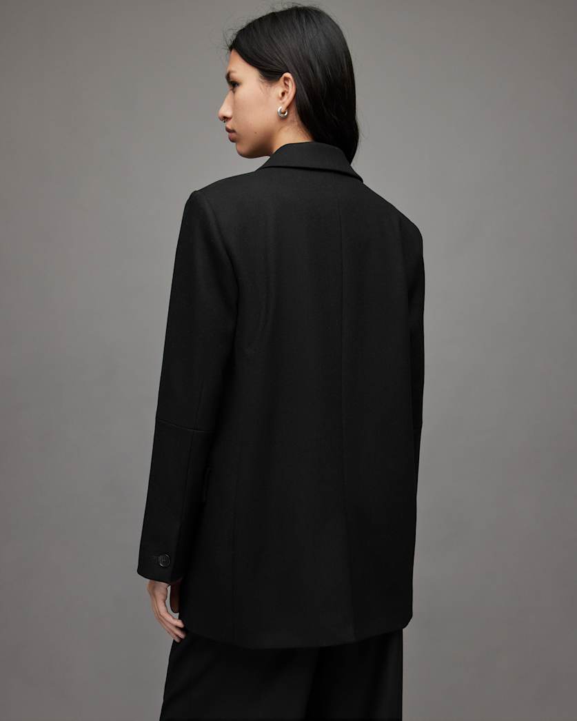 Jessa Wool Blend Blazer Jacket