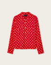 Mini Polkadot Sheer Shirt