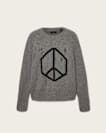 Message Oversized Wool Jumper