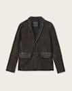Monet Waxed Suede Blazer