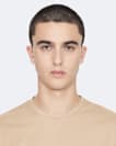 Brace Brushed Cotton Crew Neck T-Shirt