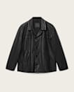 Bradwell Boxy Leather Coat