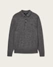Mode Merino Long Sleeve Ramskull Polo Shirt