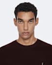 Waffle-Knit Crew-Neck Jumper