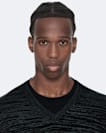 V-neck merino wool jumper