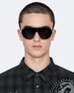 Long sleeve pattern check shirt