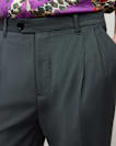 Berto Cropped Relaxed Fit Trousers