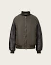 Myler Ramskull Leather Bomber Jacket