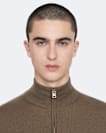 Kilburn Zip Funnel Neck Ramskull Jumper