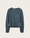 Melani Round Neck Gathered Top