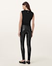 Cora High-Rise Faux Leggings