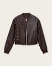 Orten Leather Bomber Jacket