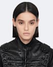Rummy Cropped Leather Jacket