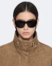 Clay Cropped Suede Jacket