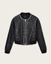 Orten Wilder Leather Bomber Jacket
