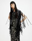 Elias Studded Tassel Leather Gilet