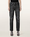 Ida Cropped Straight Denim Jeans