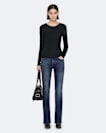 Eve High-Rise Slim Bootcut Jeans