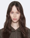 Caron Cropped Merino Wool Cardigan