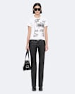 Riella Leather Bootcut Trousers