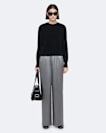 Lycia Crepe Wide-Leg Trousers