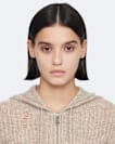 Mabel Cropped Alpaca-Blend Hoodie