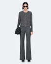 Solace Low-Rise Slim-Fit Trousers