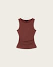 Katarina Boat Neck Slim Fit Tank Top
