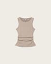 Katarina Boat Neck Slim Fit Tank Top