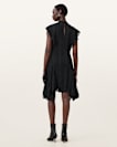 Fleur Textured Asymmetric Hem Dress