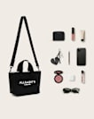 Izzy Logo Print Knitted Mini Tote Bag