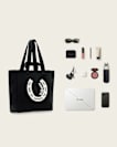 Izzy Horseshoe Knitted Tote Bag