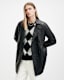 Kessler Double Breasted Leather Coat