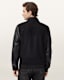 Endleton Contrast Leather Bomber Jacket