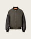 Myler Ramskull Leather Bomber Jacket