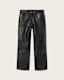 Manto Straight Fit Leather Trousers