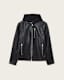Ashton Hooded Leather Jacket