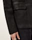 Survey Double Layered Leather Blazer