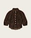 Nancy Leopard Print Denim Shirt