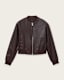 Orten Leather Bomber Jacket