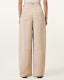 Jett Barrel Leg Linen Blend Trousers