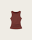 Katarina Boat Neck Slim Fit Tank Top