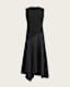 Pia Asymmetric Satin Dress