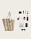 Ara Leather Snake Tote Bag
