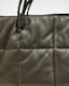 Nadaline Leather Quilted Tote Bag