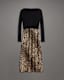Hera Leopard Print 2-In-1 Midi Dress