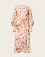 Taylen Floral Print Midi Dress