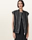 Sofi Relaxed Fit Leather Gilet